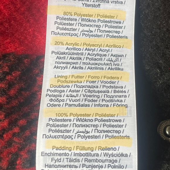 NWT | Womens Noisy May Flannel Jacket | Black & Red - Picture 13 of 16